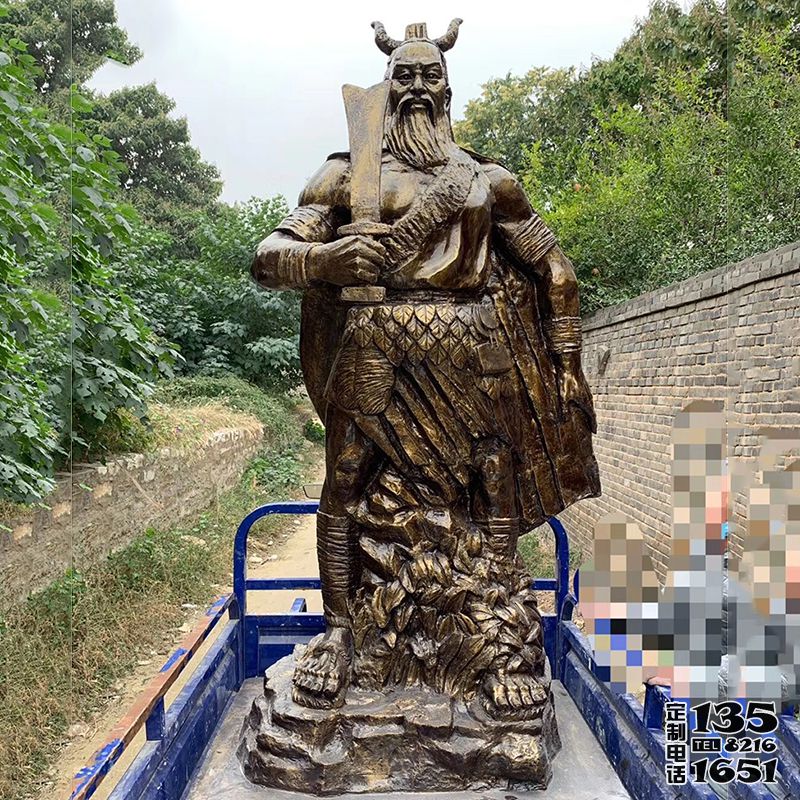 景區(qū)廣場擺放玻璃鋼仿銅炎帝神農氏雕塑 景區(qū)廣場擺放玻璃鋼仿銅炎帝神農氏雕塑