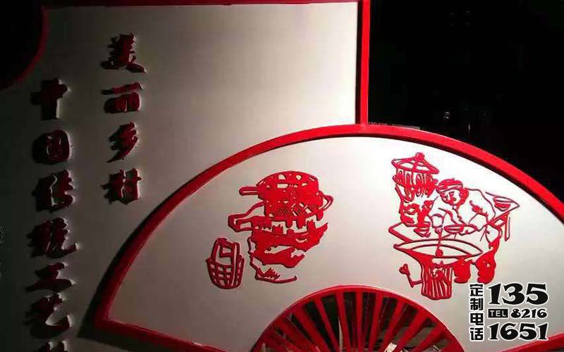 室內(nèi)商場創(chuàng)意彩繪玻璃鋼折扇雕塑 室內(nèi)商場創(chuàng)意彩繪玻璃鋼折扇雕塑