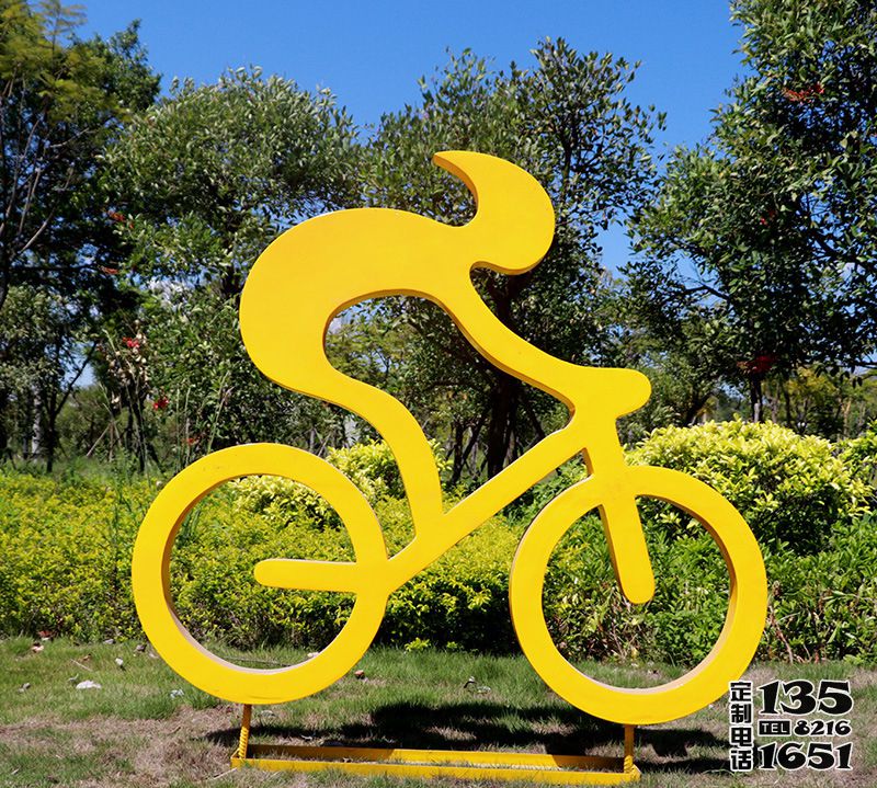 景區(qū)騎車玻璃鋼抽象運(yùn)動(dòng)雕塑 景區(qū)騎車玻璃鋼抽象運(yùn)動(dòng)雕塑