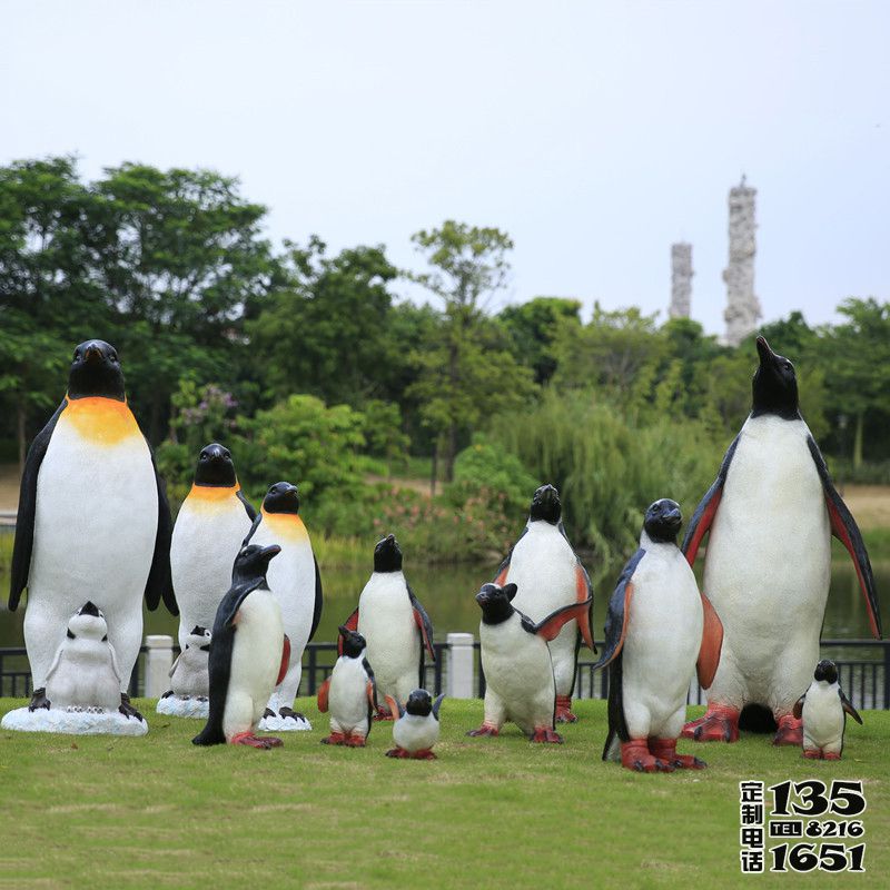 兒童樂園仿真動(dòng)物玻璃鋼企鵝雕塑 兒童樂園仿真動(dòng)物玻璃鋼企鵝雕塑