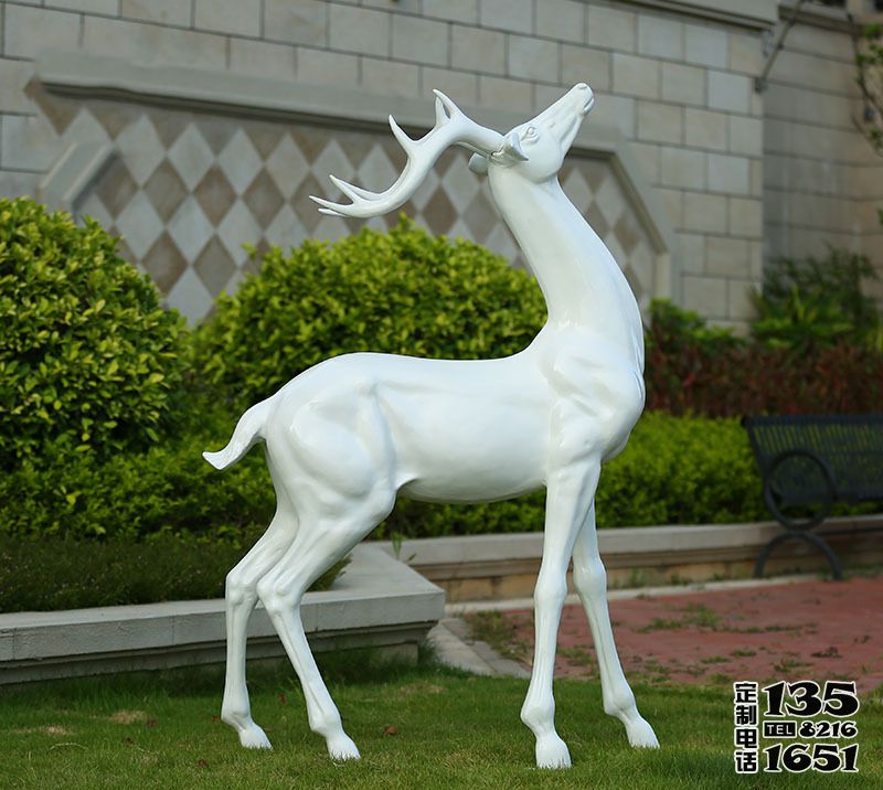 公園玻璃鋼抽象梅花鹿雕塑 公園玻璃鋼抽象梅花鹿雕塑