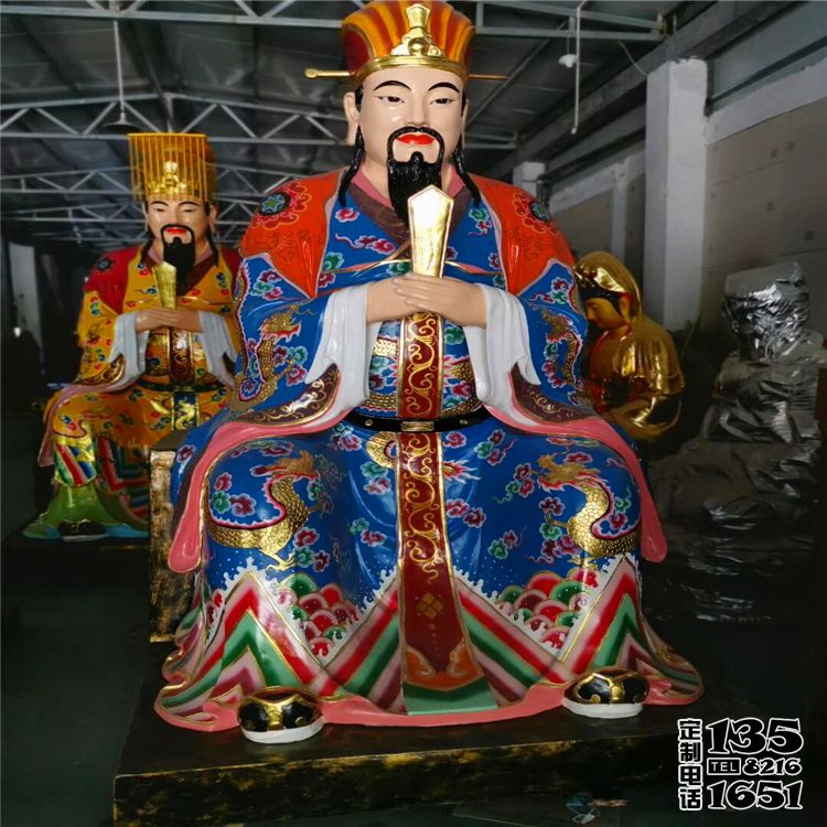 玻璃鋼彩繪寺廟神佛泰山神東岳大帝雕塑 玻璃鋼彩繪寺廟神佛泰山神東岳大帝雕塑