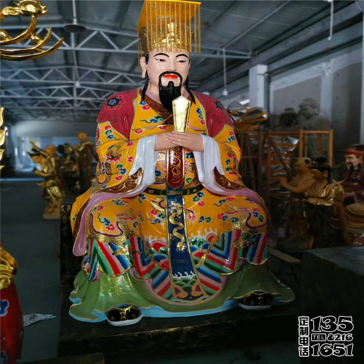 景區(qū)寺廟玻璃鋼泰山神東岳大帝雕塑 景區(qū)寺廟玻璃鋼泰山神東岳大帝雕塑