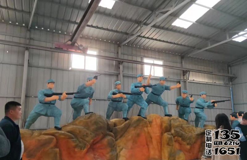 玻璃鋼仿真抗戰(zhàn)英雄人物雕塑 玻璃鋼仿真抗戰(zhàn)英雄人物雕塑