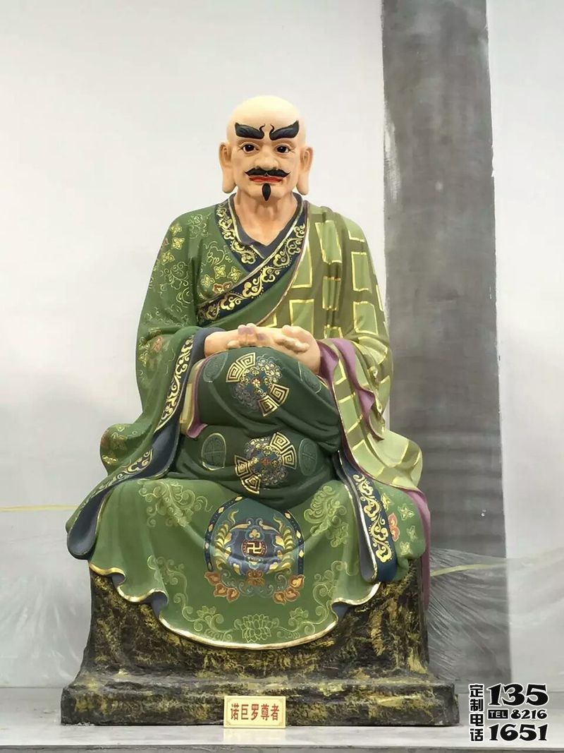 玻璃鋼彩繪戶外景區(qū)寺廟十八羅漢雕塑 玻璃鋼彩繪戶外景區(qū)寺廟十八羅漢雕塑