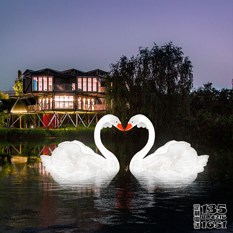 景區(qū)湖邊玻璃鋼仿真天鵝雕塑 景區(qū)湖邊玻璃鋼仿真天鵝雕塑