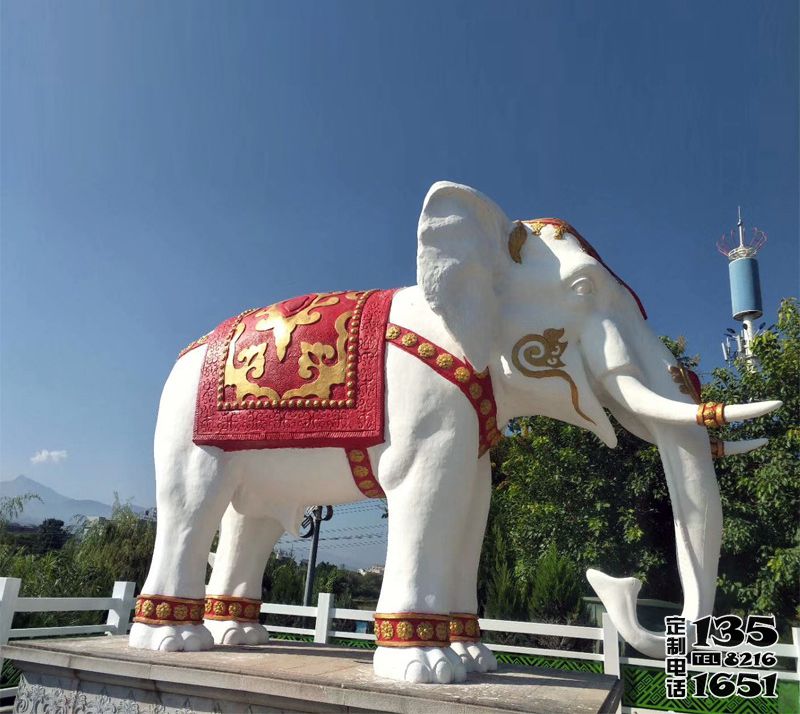 戶外大象仿真動(dòng)物玻璃鋼彩繪大象雕塑 戶外大象仿真動(dòng)物玻璃鋼彩繪大象雕塑