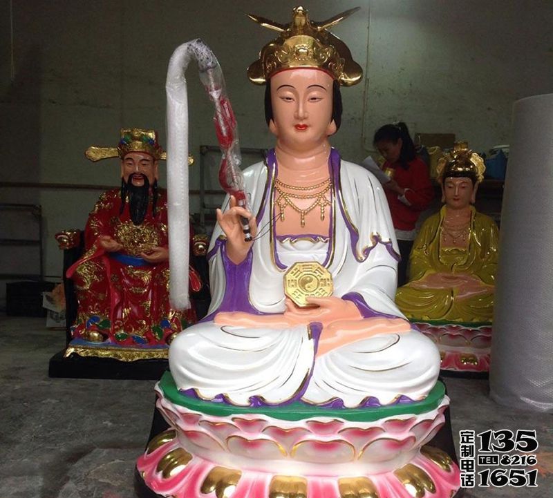 玻璃鋼彩繪寺廟景區(qū)蠶神娘娘雕塑 玻璃鋼彩繪寺廟景區(qū)蠶神娘娘雕塑