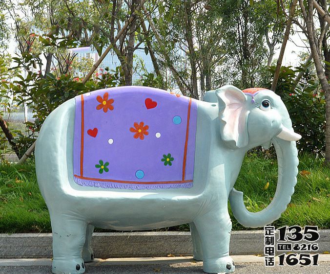 公園玻璃鋼彩繪創(chuàng)意卡通大象動物座椅雕塑 公園玻璃鋼彩繪創(chuàng)意卡通大象動物座椅雕塑